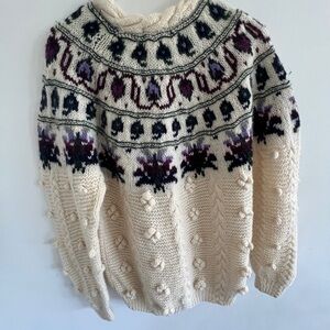 Woolrich fair isle sweater, size M
